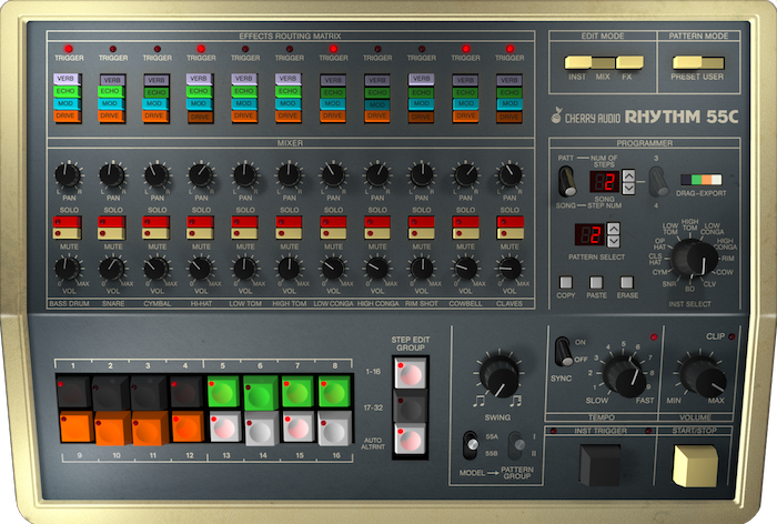 KR-55C Drum Machine
